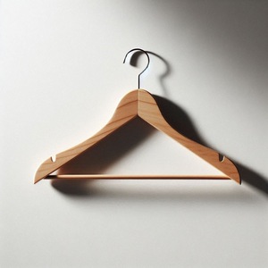 ไม้แขวนเสื้อสูทไม้โลโก้ทันสมัยสำหรับการแสดงพรีเมี่ยม - Product Image 4