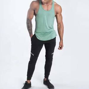 Débardeur de fitness décontracté pour hommes, sans manches avec logo personnalisé, gilet de sport en coton, respirant, entraînement, course à pied, musculation, grande taille - Product Image 3
