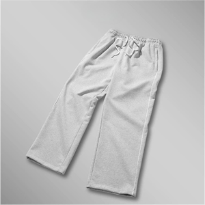 Personnaliser Logo Unisexe 100% Coton Gym Joggers Hommes et Femmes Taille Moyenne Pantalon Large Jambe Pantalon Sportif Street Style - Product Image 5