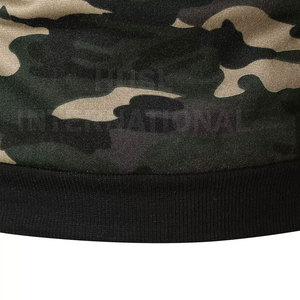 Sweat-shirt surdimensionné en molleton épais personnalisé en coton sans cordon, avec impression 3D en mousse gonflée, doublure hiver respirante, style streetwear, motif araignée - Product Image 4