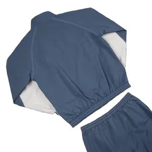 Veste coupe-vent en nylon solide à capuche vintage pour homme, personnalisée, pour l'entraînement, le jogging et les vêtements d'hiver, imperméable, avec cordon de serrage, survêtement - Product Image 6