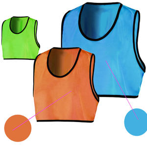 Chaleco de entrenamiento de fútbol de nuevo diseño para verano, ropa de abrigo de lona de malla transpirable, ropa de equipo de fútbol OEM personalizable - Product Image 5