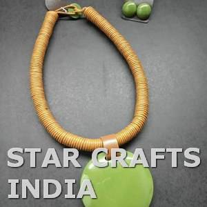 ผลิตภัณฑ์ยอดนิยมสร้อยคอจี้อัญมณีอีพอกซีเรซินไม้สำหรับสร้อยคอชุดเครื่องประดับอัญมณี - Product Image 5