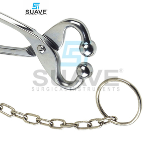 Porte-taureau en acier inoxydable vétérinaire de vente chaude avec chaîne porte-taureau personnalisé par SUAVE INSTRUMENTS CHIRURGICAUX - Product Image 5