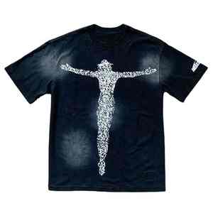 Camiseta Hell Cotton Star de alta calidad con etiquetas Hellish Star Street Wear para hombre - Product Image 4