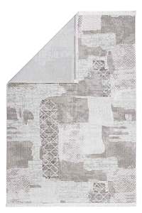 Alfombra de terciopelo marrón visón de poliéster lavable de 10 mm con diseño abstracto de patchwork, base antideslizante, moderna, turca, venta al por mayor, tamaño personalizado - Product Image 2