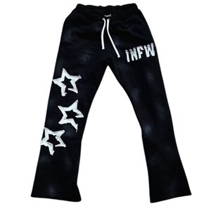 Pantalon de survêtement unisexe en molleton de coton de haute qualité taille personnalisée style décontracté respirant grande taille design d'hiver plat pour hommes femmes - Product Image 3