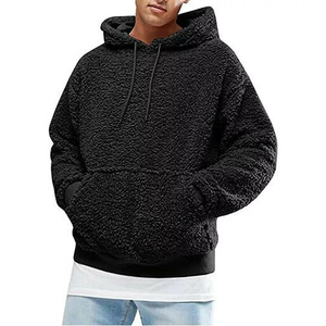 Basics Cotton Blended 2025 New WHOLESALE Style <b>Hoodie</b> Custom logo Men Thick Sherpa Fleece <b>Hoodie</b> Winter Autumn Plush <b>Fur</b> Casual - Product Image 3