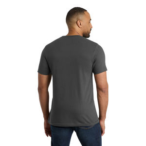 เสื้อยืดผู้ชายผ้าฝ้ายเนื้อเรียบ คุณภาพเย็บระดับพรีเมียม เสื้อยืดผู้ชายสำหรับฤดูร้อน รับผลิตแบบ OEM แบรนด์ส่วนตัว ผลิตจำนวนมาก - Product Image 5