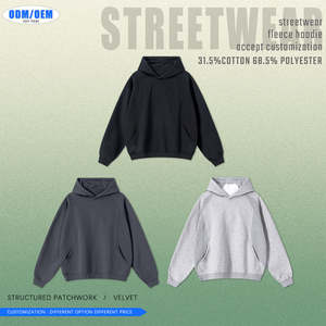 Poids lourd 400 GSM Hoodies Premium unisexe sweats confortable chaud durable tenue décontracté prix usine en gros - Product Image 4