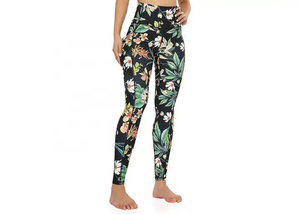 Leggings de yoga personnalisés pour femmes, taille OEM, pantalons de fitness extensibles, tissu respirant, collants de sport - Product Image 2