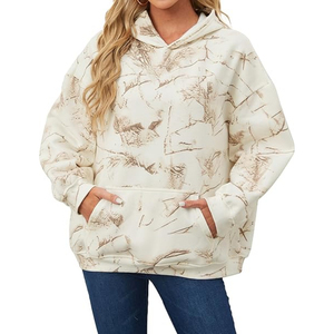 Anti-rides, respirant, sweats à capuche pour femme motif marbre sweat à capuche personnalisé confortable chaud élégant polyester imprimé Sublimation - Product Image 1