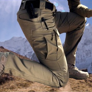 Pantalones Cargo para hombre de último diseño, ropa de calle informal con logotipo personalizado, pantalones transpirables deportivos lisos de punto de verano con bolsillos - Product Image 6