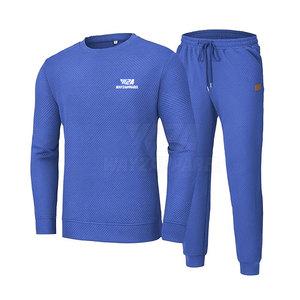 Ensemble de survêtement en coton pour homme, deux pièces, coupe décontractée, tenue confortable pour le fitness, la salle de sport, le streetwear - Product Image 6