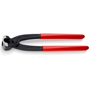 For KNIPEX Black Atramentized Head Ear <b>Clamp</b> Pliers 220 mm Total Length Plastic Coating Side Pressing Nose - Product Image 1