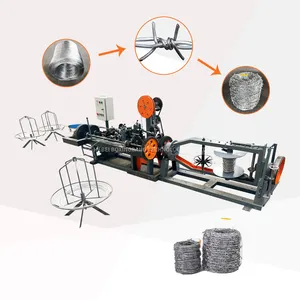 Profesional Manufacturer All Full Automatic High Speed Weaving Barbed Wire Mesh Manufacturing Making Machine Machinery
