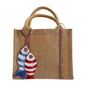 Sacs en toile de jute Spider Design en forme de rectangle parfaits pour faire des courses, faire des courses, utiliser au quotidien, sacs confortables avec poignées - Product Image 6