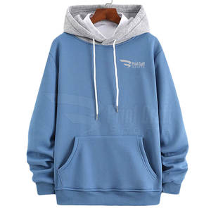 Nouvel arrivage de sweats à capuche surdimensionnés pour hommes, design personnalisé avec un matériau durable, col à capuche à motif solide, teint uni pour l'hiver - Product Image 1