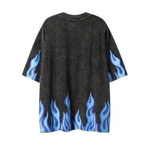 T-shirt pour homme en coton 100% doux et confortable, surdimensionné, épaules tombantes, design streetwear personnalisé - Product Image 3