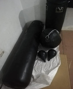 กระสอบทรายหนัง100% น้ำหนักเบาดีไซน์แบบกำหนดเองและโลโก้กระเป๋าชกมวยมวยไทย - Product Image 3