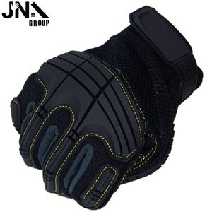 Mécanicien de paume en cuir synthétique Meilleurs gants de mécanicien de jardinage Gants de travail résistants - Product Image 4