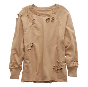 เสื้อสเวตเตอร์ถักกันหนาวแบบถักสำหรับผู้ชายเสื้อสเวตเตอร์แบบเปิดไหล่ไม่สะดุดระบายอากาศได้ดี - Product Image 1