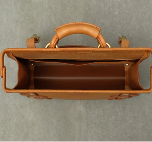 Trendy Brown Leather <b>Briefcase</b>, Mens Leather <b>Briefcase</b>, Laptop Bag, Leather Bag, Gift for Him, Shoulder Bag, Mens <b>Briefcase</b> - Product Image 3