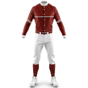Uniforme de Béisbol, Ropa de Entrenamiento de Equipo, Nuevo Diseño, Buena Calidad, Mejor Precio, Conjunto de Uniforme de Béisbol para Adultos - Product Image 1
