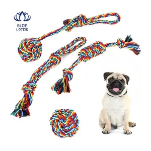 Eco Dog Chew Toys Friendly Durable Dog Rope Toy Interactive IQ training Aggressive Chewer Puppy Teething Chew Tug Indestructible