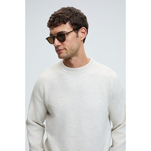 Pull en tricot à col rond pour homme GRIMELANGE TROMSO, doux et moelleux, recyclé - Product Image 2