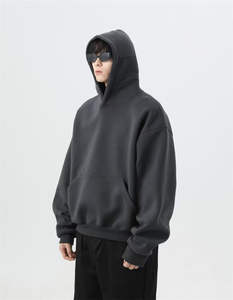Sudaderas con Capucha de Felpa Francesa Personalizadas de Alta Calidad para Hombre, Estilo Urbano, Holgadas, con Hombros Caídos, para Fábrica - Product Image 6