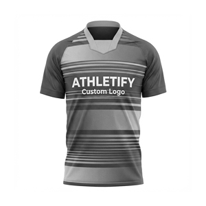 Camiseta de fútbol personalizada OEM, camiseta de fútbol, suministro directo de fábrica, pedidos al por mayor para clubes escolares, uniformes de entrenamiento y competición - Product Image 1