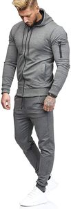Moda para hombre Gym Wear Chándal Invierno Jogger Conjunto de dos piezas Traje de entrenamiento Traje deportivo - Product Image 2