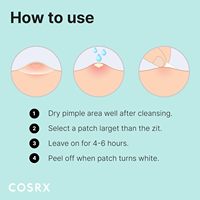Patchs hydrocolloïdes absorbants pour l'acné et les boutons, taille standard, autocollants anti-imperfections, soin coréen, sans cruauté animale, pour tous types de peau