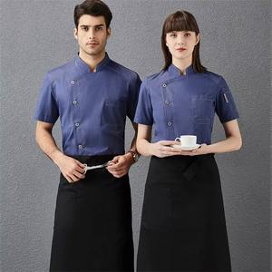 แจ็กเก็ตสำหรับเชฟคอตตอนสำหรับทำอาหารชุดยูนิฟอร์มสำหรับเชฟบาร์ร้านอาหาร - Product Image 2