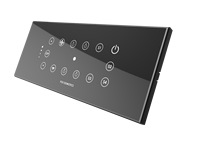 Nuevo Panel de Interruptores Inteligentes WiFi de 8 Canales, Compatible con la Aplicación Tuya, Control por Voz de Google Alexa, Interruptor de Luz de Pared con Certificación CE, Fox Domotics