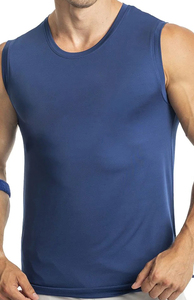 Wholesale Lightweight Men's Tank Top Sleeves Activewear Plus Size <b>Vests</b> Breathable Gym <b>Vest</b> with Washed Technics Pakistani Style - Product Image 5