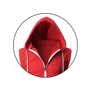 Logo personnalisé de haute qualité nouveau sweat à capuche sans manches pour hommes fermeture éclair à capuche Streetwear mode sweats à capuche en coton vêtements pour hommes débardeurs - Product Image 4