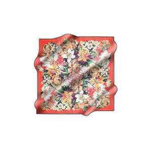 Luxury Digital Printed <b>Silk</b> Twill Square <b>Scarf</b> 90x90 - Product Image 1