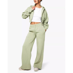 Pantalons baggy taille haute grande taille en gros avec poches Pantalons de jogging pour femmes - Product Image 1