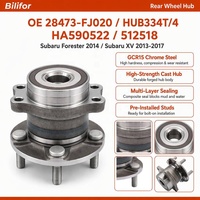 مجموعة محامل العجلة الخلفية الجديدة OEM 28473-FJ020 HUB334T/4 HA590522 512518 مناسبة لسيارات فورستر 2014 و XV 2013-2017