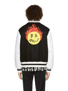 Chaqueta en blanco de fabricante al por mayor con logotipo personalizado, chaqueta universitaria de béisbol para hombre, abrigo informal de lana con mangas de cuero - Product Image 4