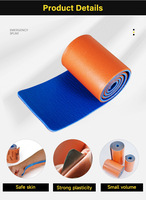 Attelle de rouleau en aluminium orthopédique médicale Attelle de fracture du bras de jambe Bandage de fixation de fracture