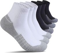 Chaussettes basses en coton pour hommes, épaisses et confortables, idéales pour la randonnée, la course et le sport