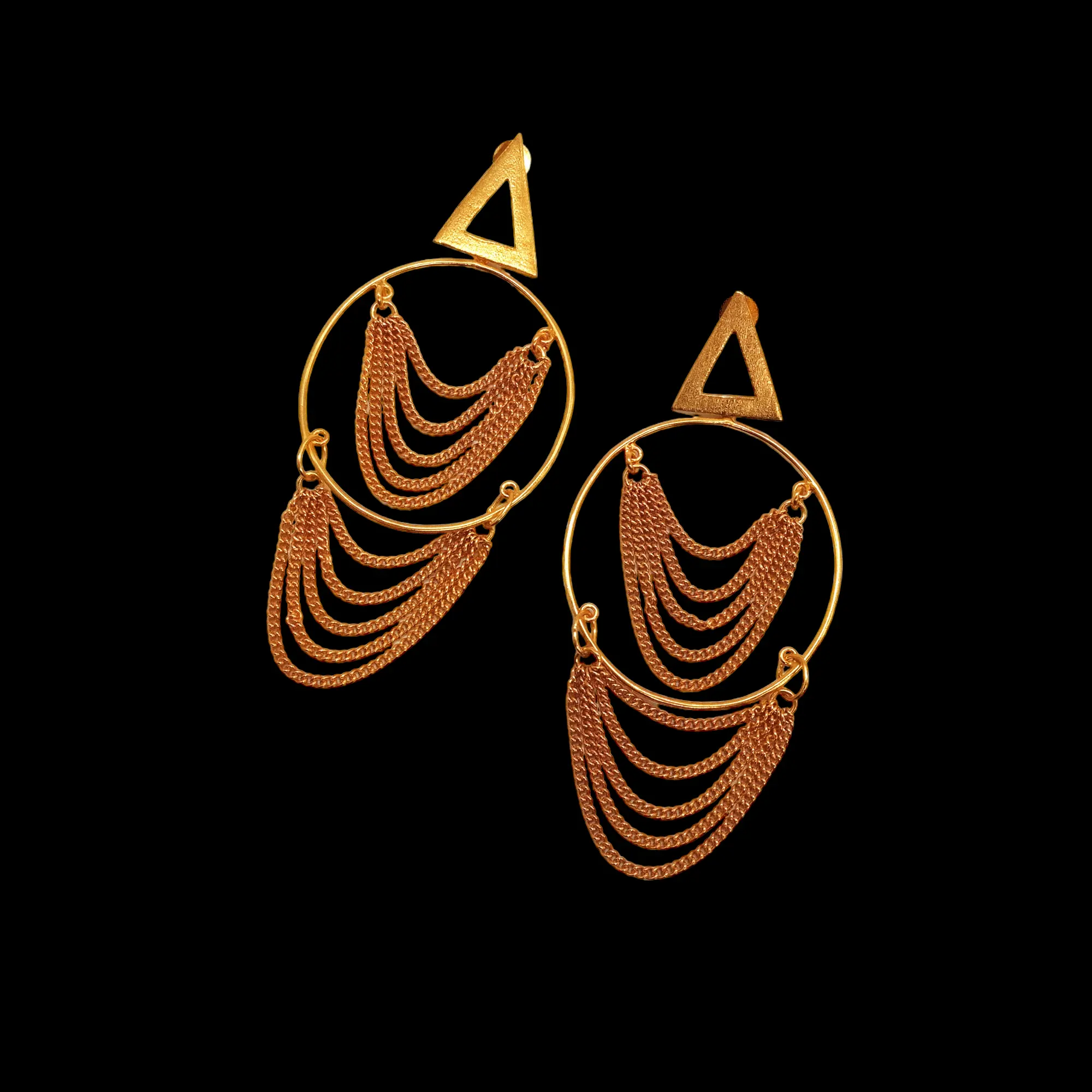 2024 ultimo disegno orecchini in oro per le donne designer signore orecchini in oro orecchini di cremazione orecchini in oro casual