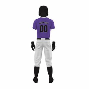 Camiseta de béisbol personalizada para hombre, uniforme de equipo con número de nombre de jugador y logotipo impreso, camiseta de béisbol transpirable - Product Image 3