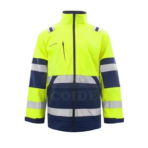 공장 제작 안전 마모 보호 높은 가시성 작업복 반사 안전 재킷