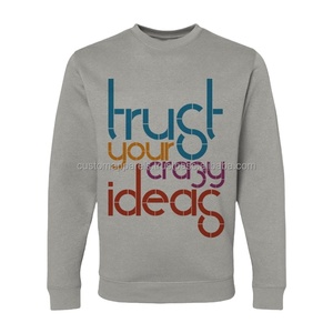 Custom Colors MCAMS02 Men's Cotton Fleece Crewneck Sweatshirt 100% Embroidered Plain Dyed Solid Stonewashed Summer Digital - Product Image 1