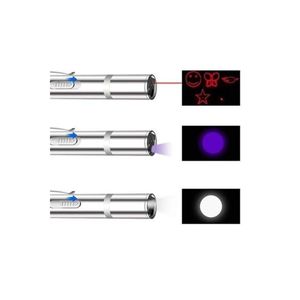 USB ricaricabile 3in 1 luce rossa + luce torcia a LED bianca + torcia elettrica UV gatto Laser - Product Image 1