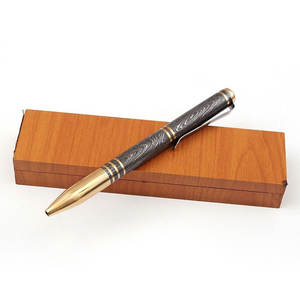 Stylo à bille classique en métal Damas à écriture fluide, logo personnalisé, haute qualité, meilleur produit en vente, stylo de bureau/cadeau - Product Image 4